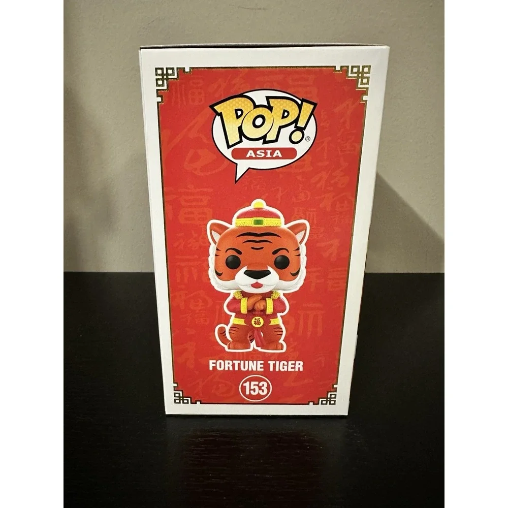 Funko Pop Asia - Fortune Tiger‎ #153 w Protector Rare Limited Edition